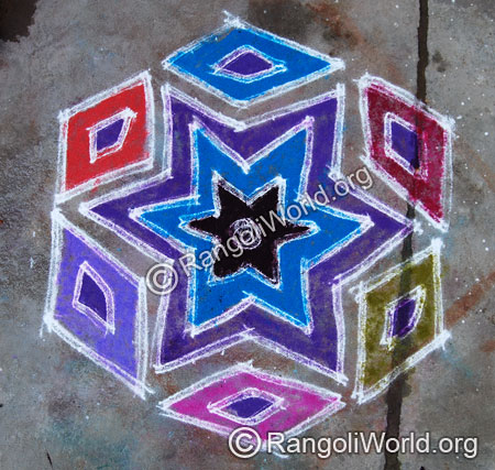 Diamond Rangoli